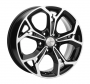 Легковой диск Khomen Wheels KHW1702 7x17 5x114,3 ET39 60,1 Black-FP